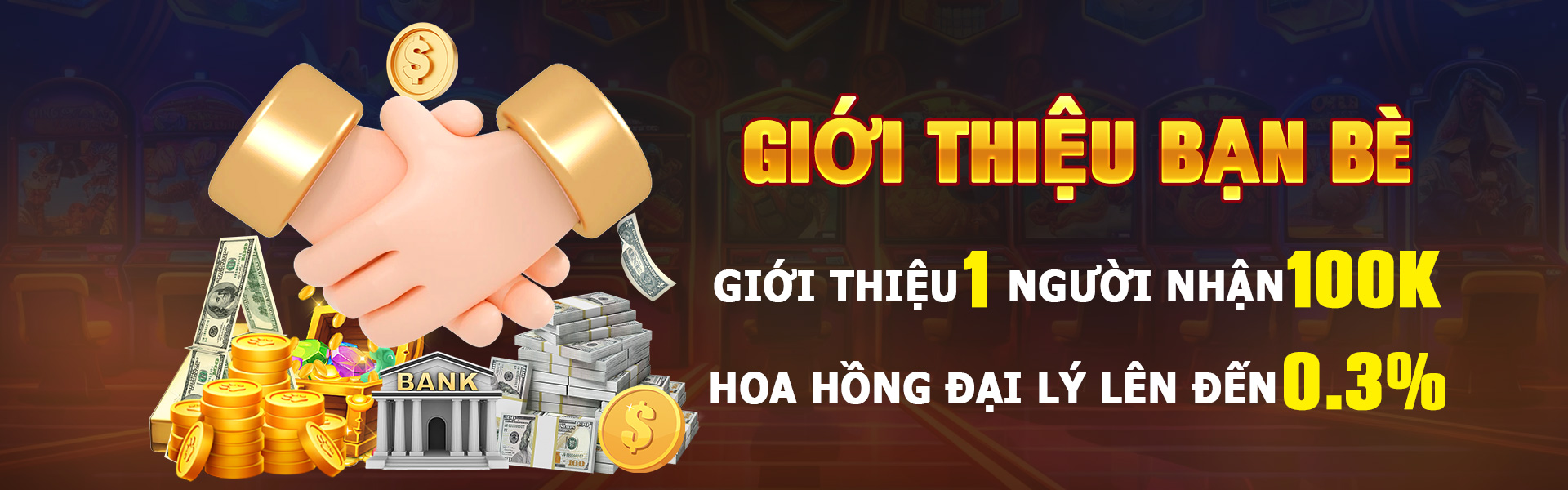 Thưởng giới thiệu bạn bè chơi đá gà